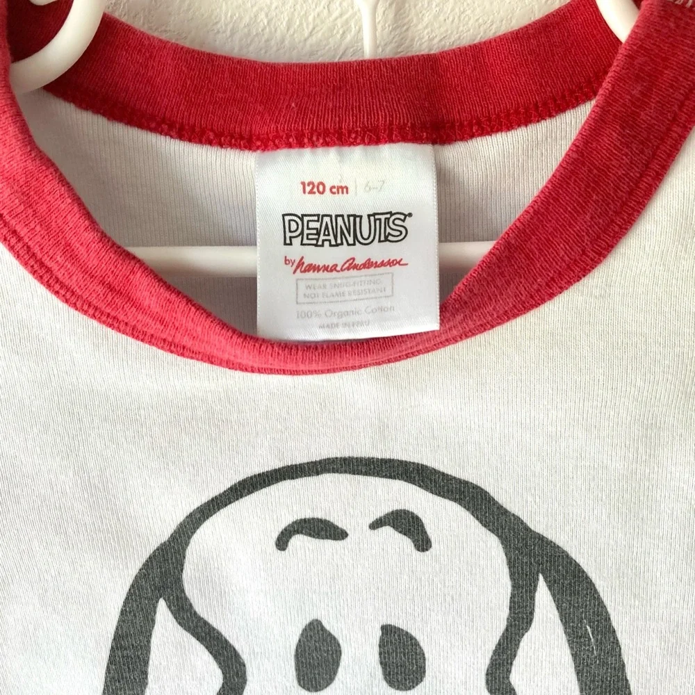 Hanna Andersson Snoopy Pajama Top Size 6-7